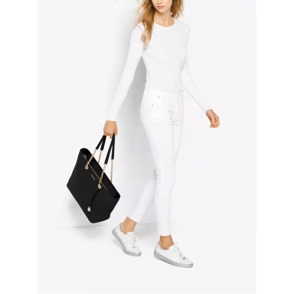 NWT Michael Kors Studio Mercer Chain Top Zip Tote